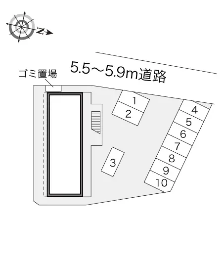 ★手数料０円★新潟市北区太夫浜　月極駐車場（LP）